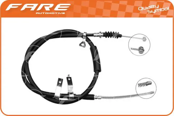 Cable Pull, parking brake (19362)