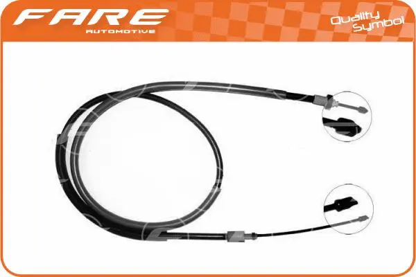 Cable Pull, parking brake (17838)