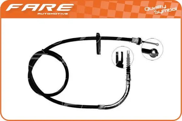 Cable Pull, parking brake (17787)