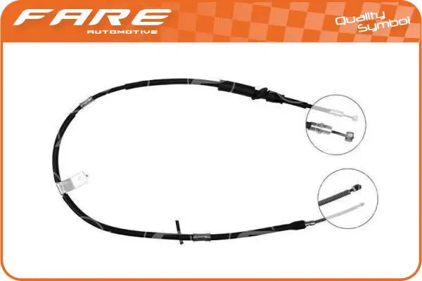 Cable Pull, parking brake (18322)