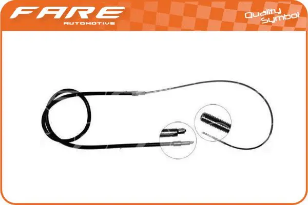 Cable Pull, parking brake (17779)
