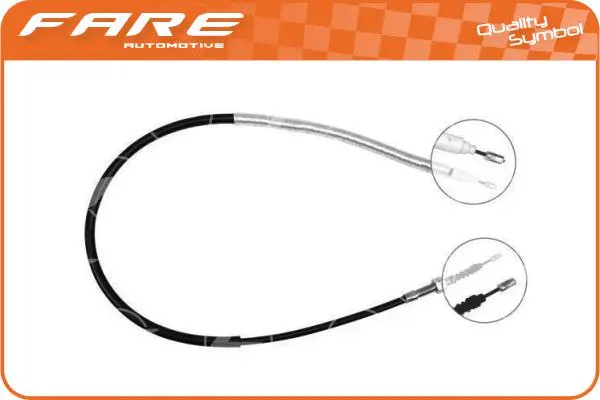 Cable Pull, parking brake (17830)