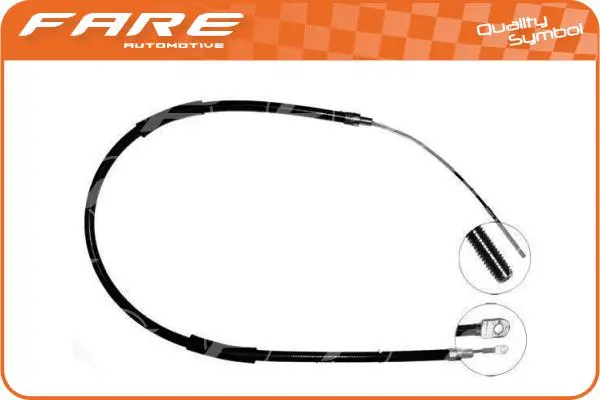 Cable Pull, parking brake (17786)