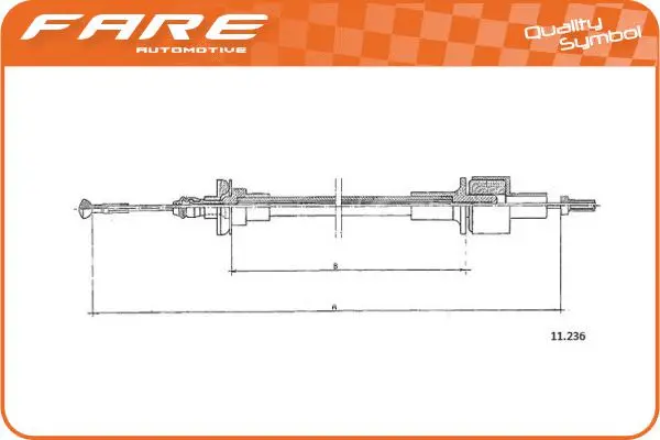 Cable Pull, clutch control (24576)
