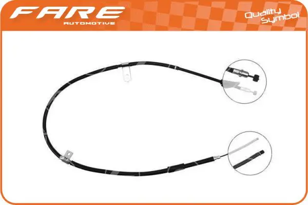 Cable Pull, parking brake (17588)