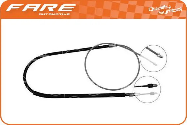 Cable Pull, parking brake (17535)