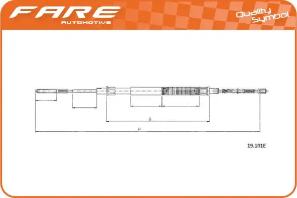 Cable Pull, parking brake (18940)