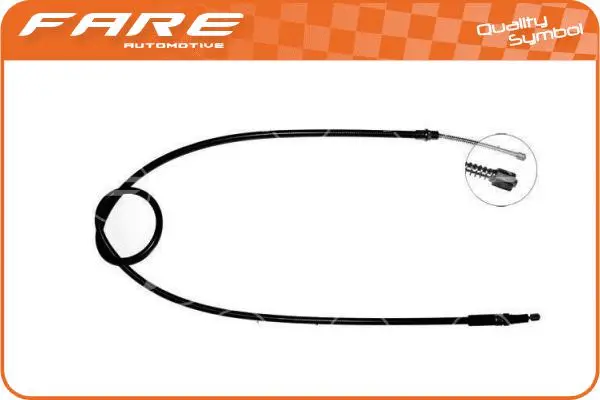 Cable Pull, parking brake (17567)