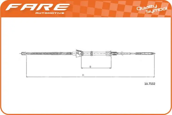 Cable Pull, parking brake (19264)