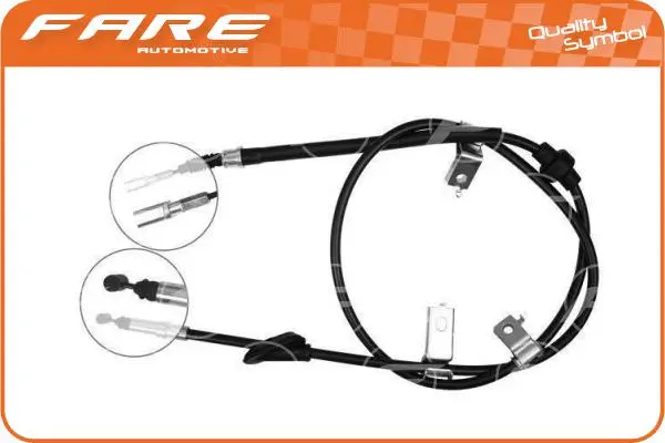 Cable Pull, parking brake (18411)