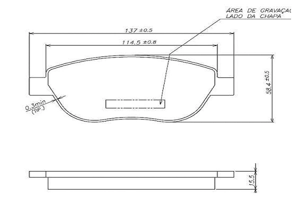 Brake Pad Set, disc brake (8021)