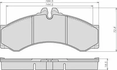 Brake Pad Set, disc brake (8030)