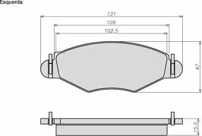 Brake Pad Set, disc brake (8020)