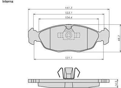 Brake Pad Set, disc brake
