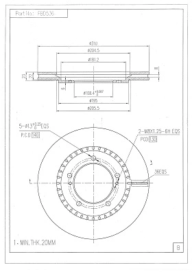 Brake Disc (FBD536)