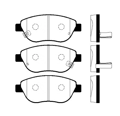 Brake Pad Set, disc brake (FBP4321)