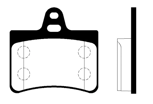 Brake Pad Set, disc brake (FBP4358)