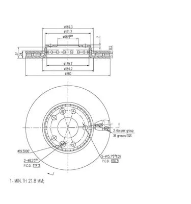 Brake Disc (FBD264)