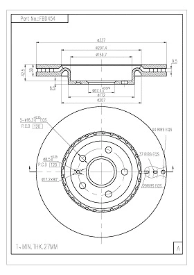 Brake Disc (FBD454)