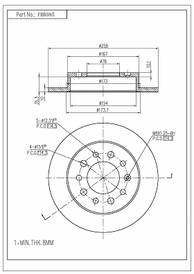 Brake Disc (FBD385)