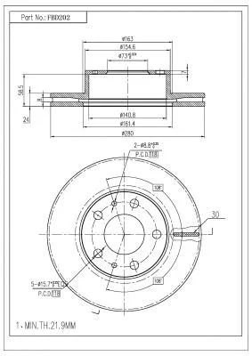 Brake Disc (FBD202)