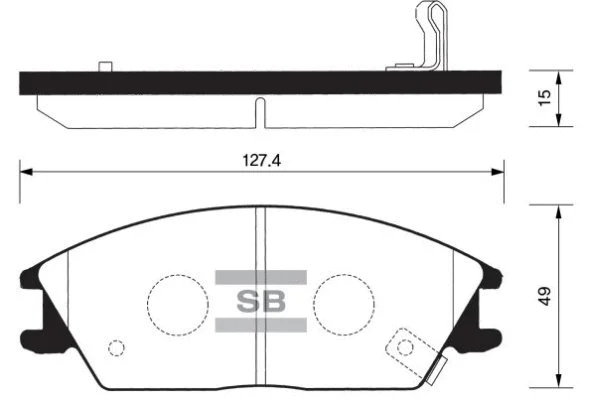 Brake Pad Set, disc brake (FBP1047)