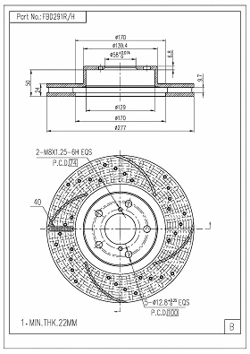 Brake Disc (FBD291R/H)