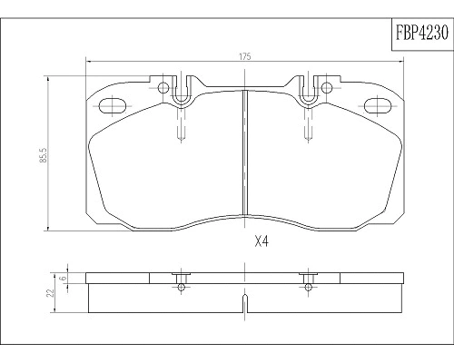 Brake Disc (FBP4230)