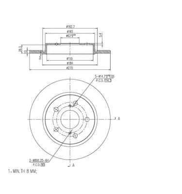 Brake Disc (FBD257)