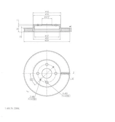 Brake Disc (FBD287)
