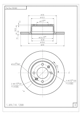 Brake Disc (FBD462)