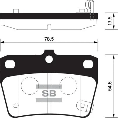 Brake Pad Set, disc brake (FBP1457)