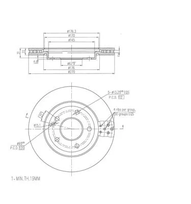 Brake Disc (FBD266)