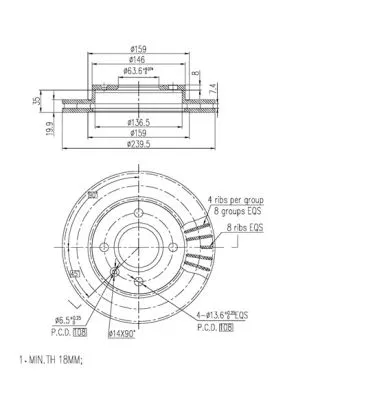 Brake Disc (FBD285)