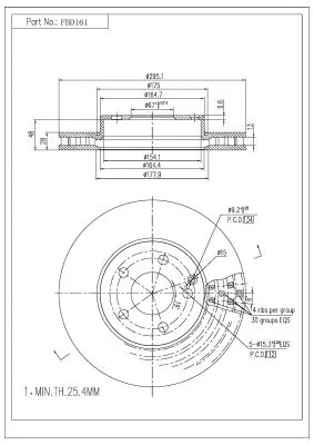 Brake Disc (FBD161)