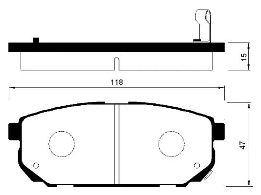 Brake Pad Set, disc brake (FBP4160)