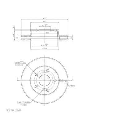 Brake Disc (FBD258)