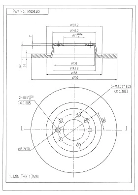 Brake Disc (FBD420)