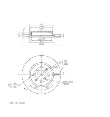 Brake Disc (FBD277)