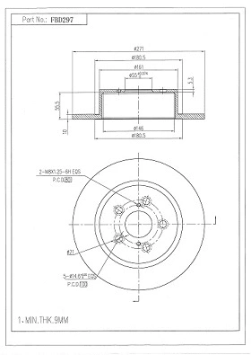 Brake Disc (FBD297)