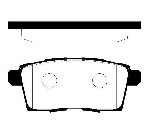 Brake Pad Set, disc brake (FBP4343)