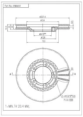 Brake Disc (FBD237)