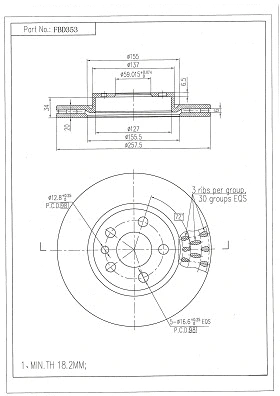Brake Disc (FBD353)