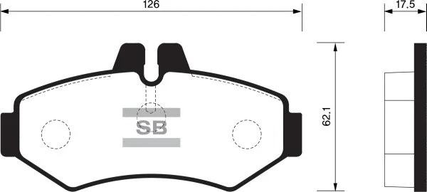 Brake Pad Set, disc brake (FBP1278)