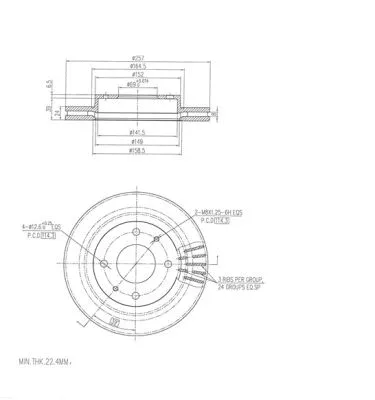 Brake Disc (FBD284)