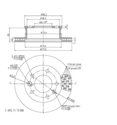 Brake Disc (FBD256)