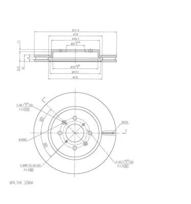 Brake Disc (FBD278)