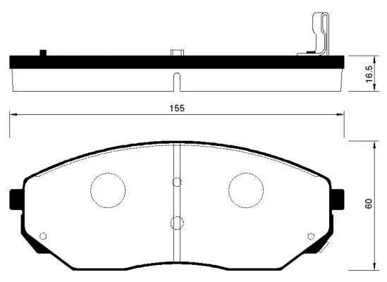 Brake Pad Set, disc brake (FBP4159)