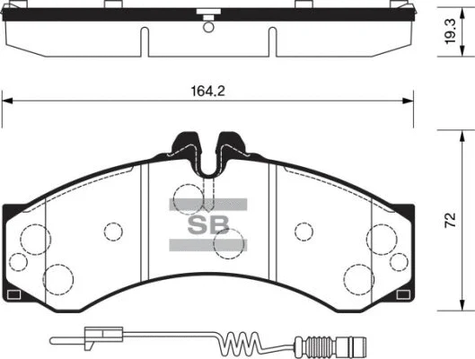 Brake Pad Set, disc brake (FBP1277)