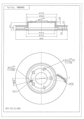 Brake Disc (FBD365)